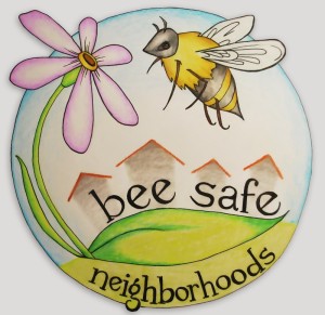 BeeSafeNeighborhoods Bee Safe Neighborhoods logo.